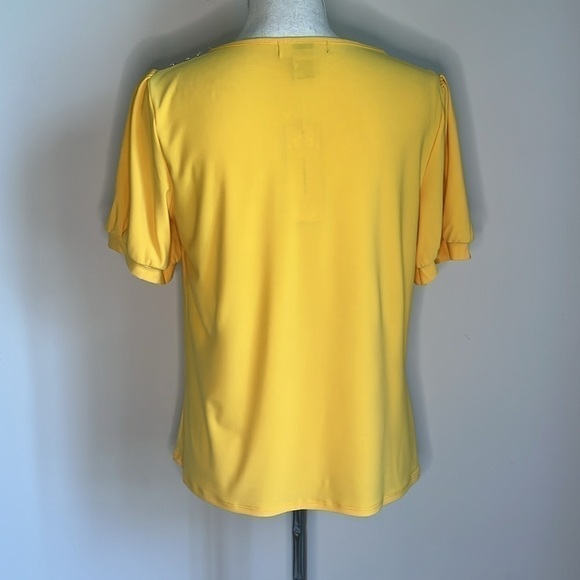 DIANA BELLE YELLOW PETITE TOP ✨✨✨ - Picture 2 of 8